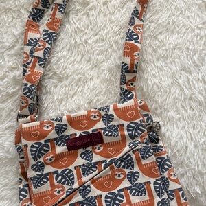 Sloth Bungalow 360 Orange and Blue Sloth Pattern Bag 🦥